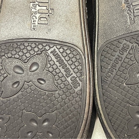 Alegria By Pg Life 'carina' Sandal Women's Size 37 Leather Hook - Picture 8 of 9